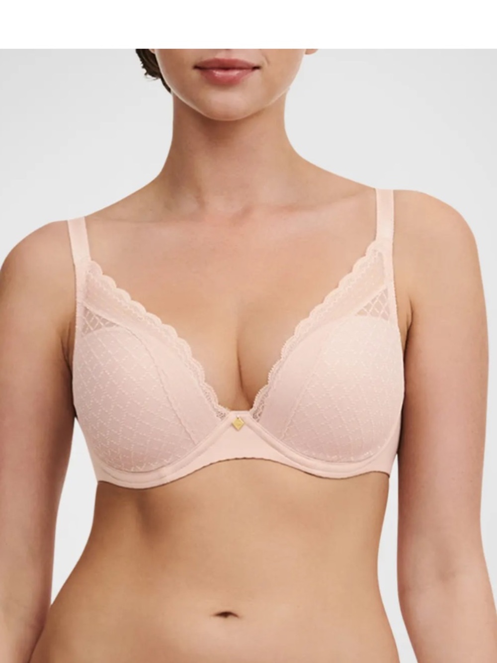 Chantelle Norah Chic Lace Plunge T-Shirt Bra